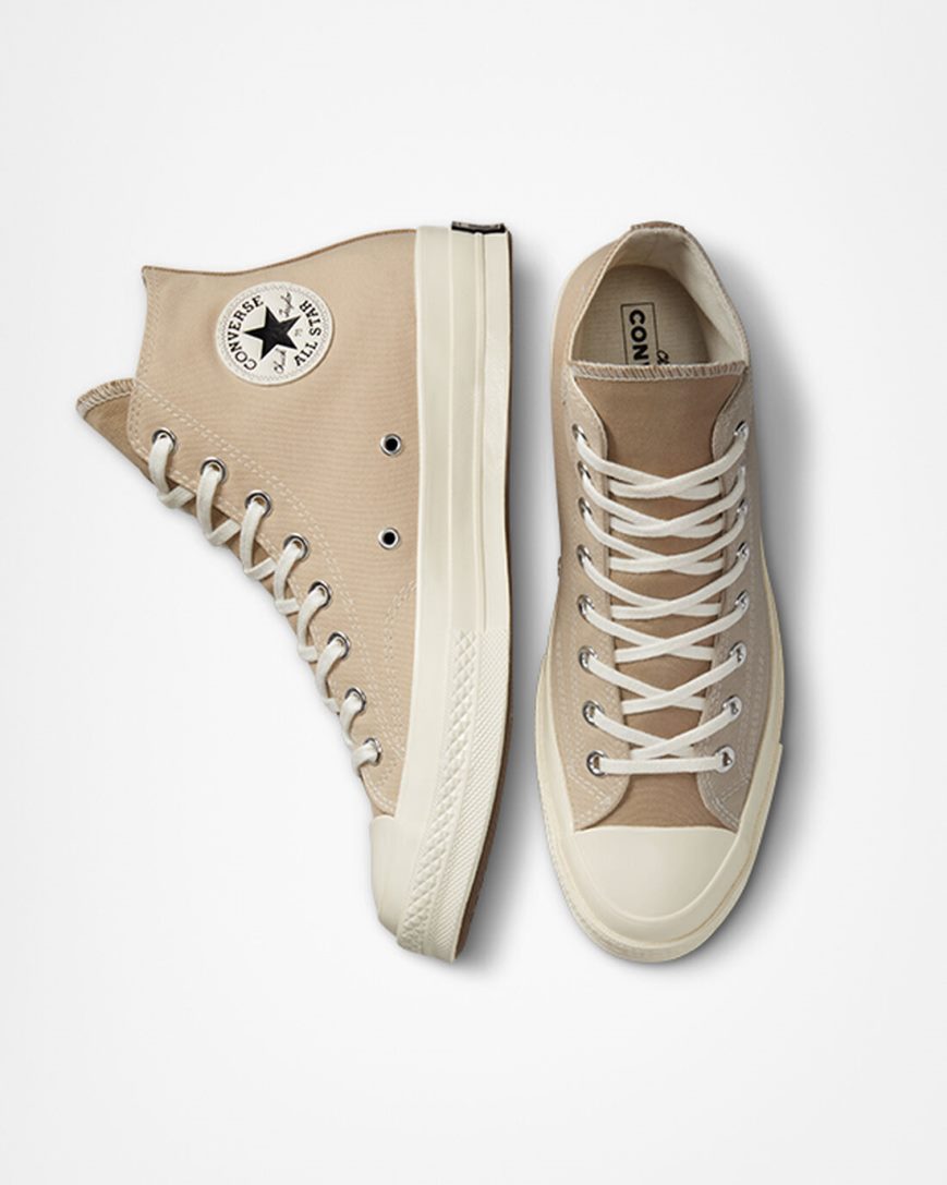 Tenisky Vysoke Converse Chuck 70 Tri-Panel Panske Béžové | SK FL5MH4